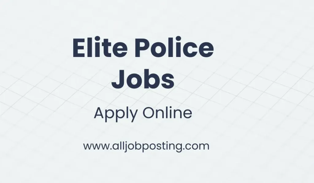 Elite Police Jobs