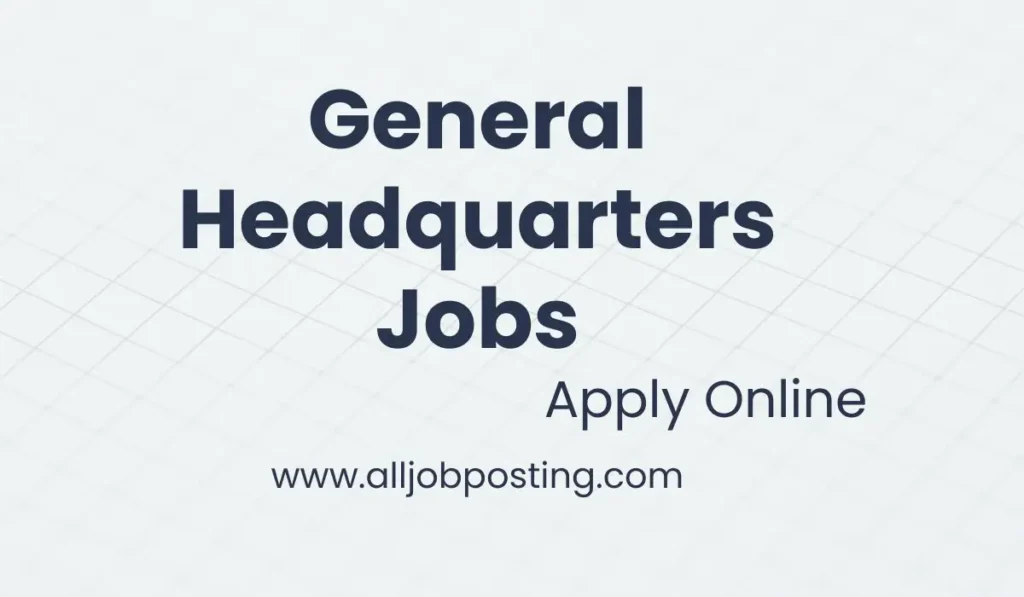 GHQ Jobs